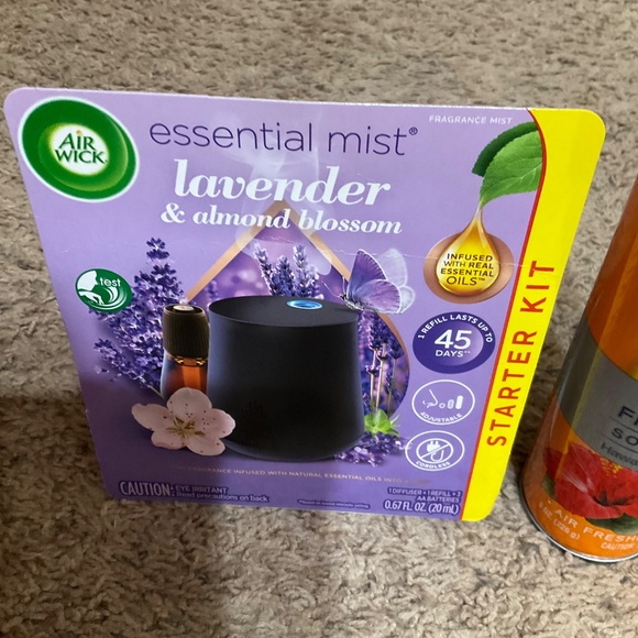 2-PC Bundle 1Air Wick Essential Mist Starter Kit and 1Glade Odor Fighting Mist - Picture 10 of 11